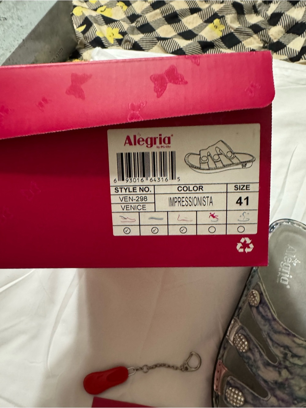 Alegria Venice Sandals Size 41 Impressionista Comfort Walking Slides EUC - Picture 2 of 7